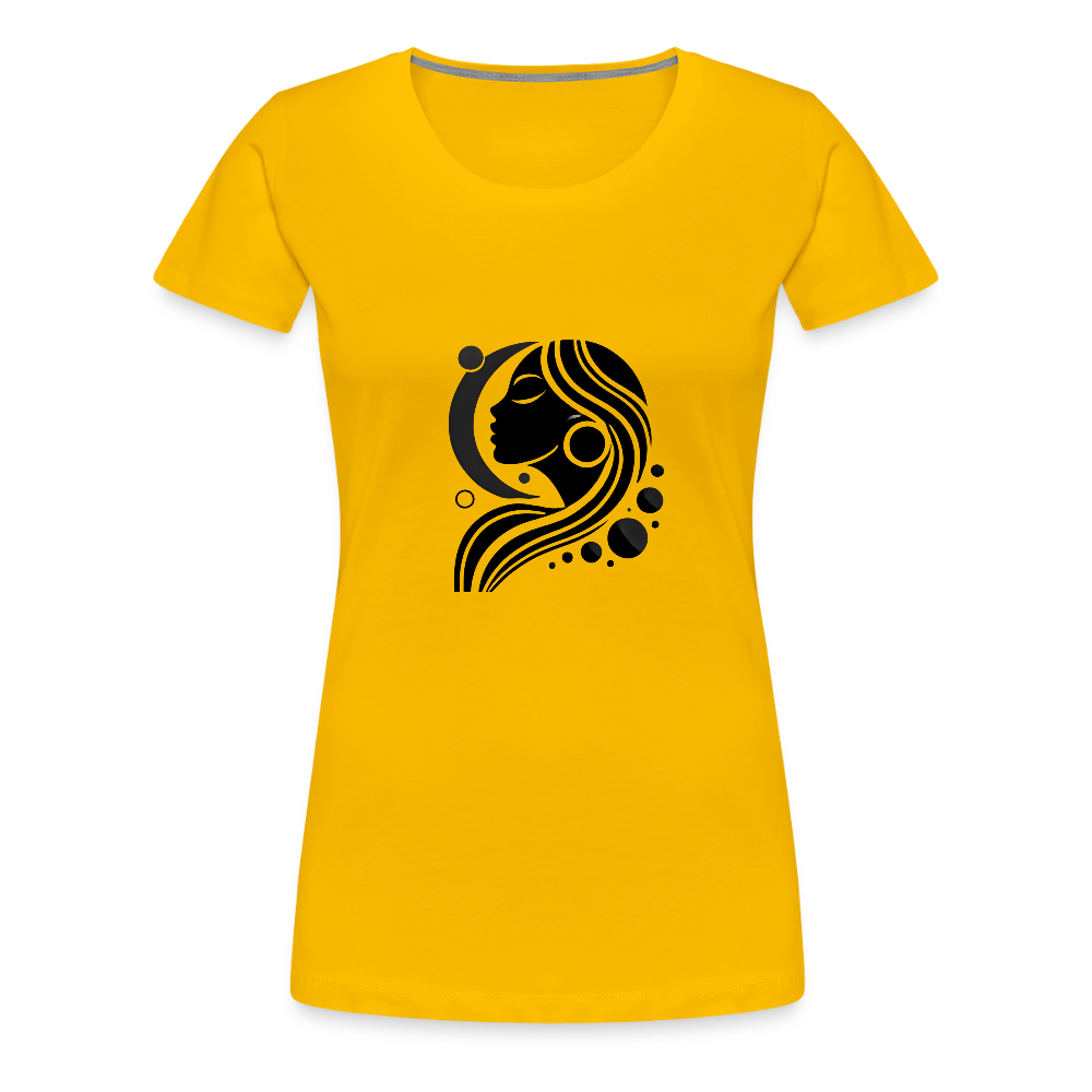 Celestial Elegance Tee - sun yellow