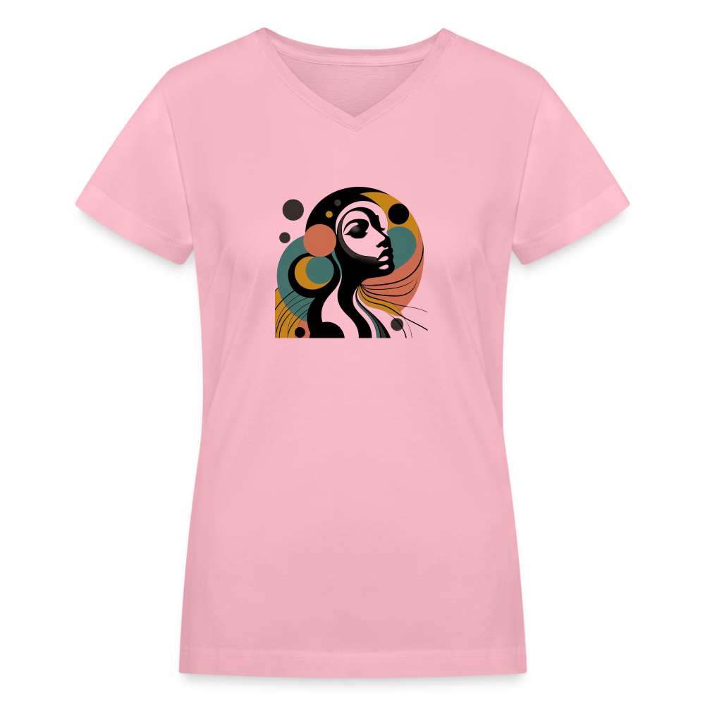 Artistic Serenity T-Shirt - pink