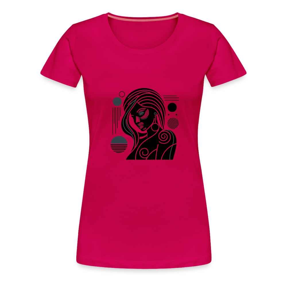 Abstract Goddess - dark pink