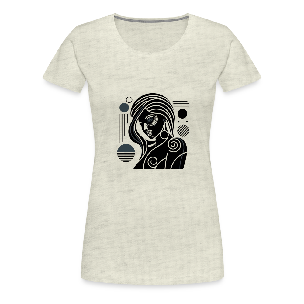 Abstract Goddess - heather oatmeal
