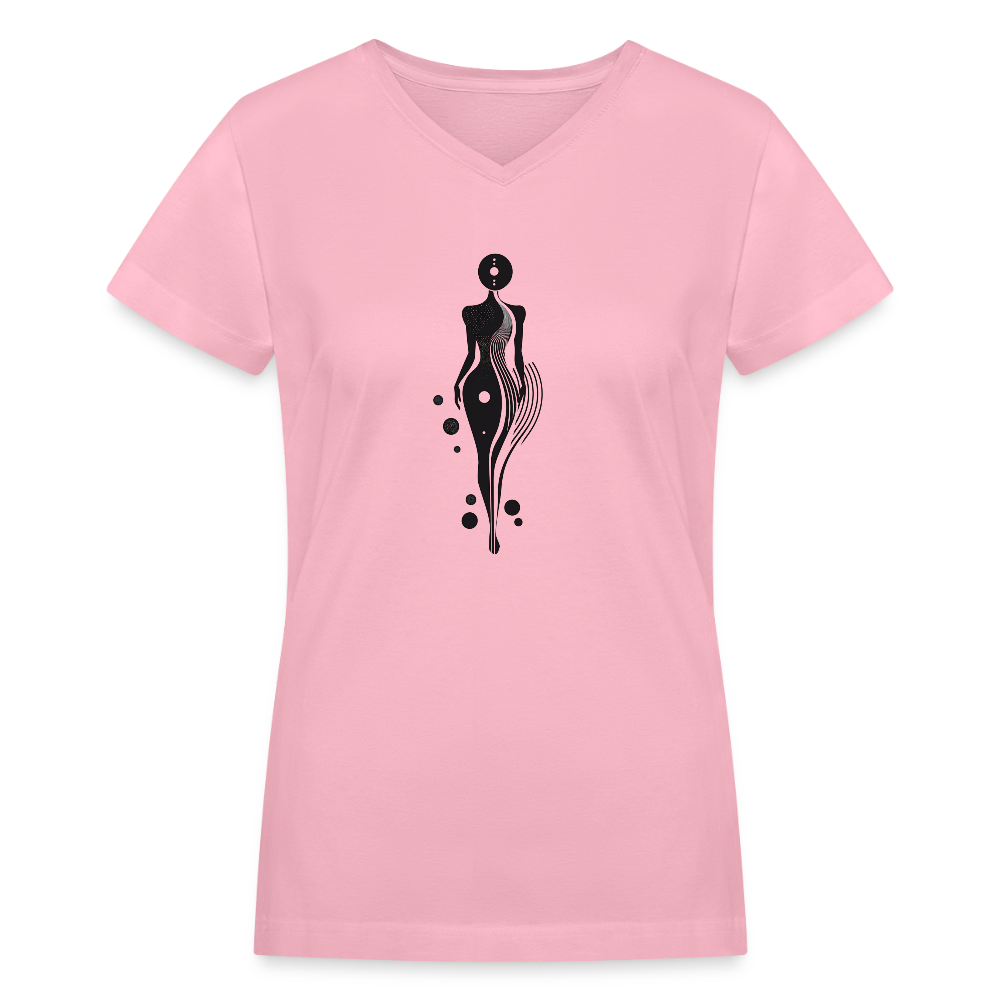 Celestial V-Neck - pink