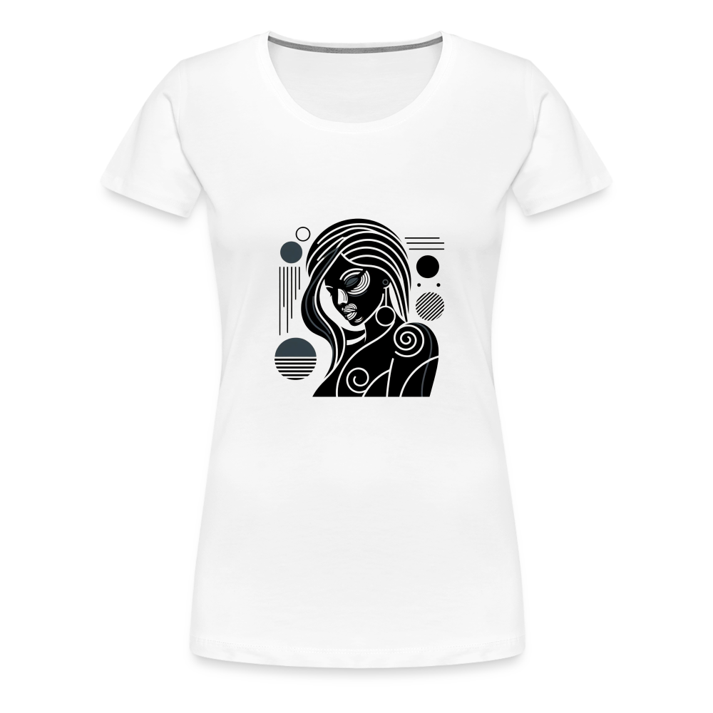 Abstract Goddess - white