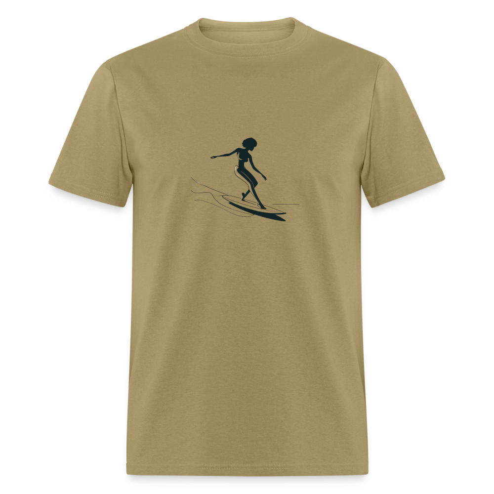 Surfing Silhouette - khaki