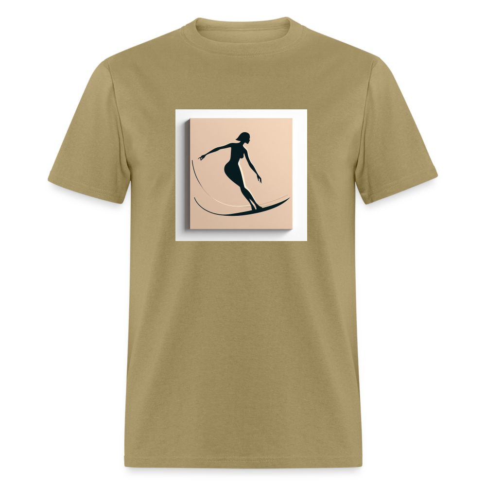 Surfing Silhouette - khaki